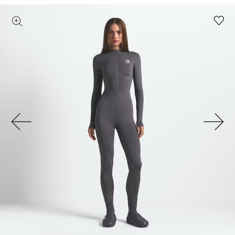 Skims x north face Gray Full-Body Activewear Suit